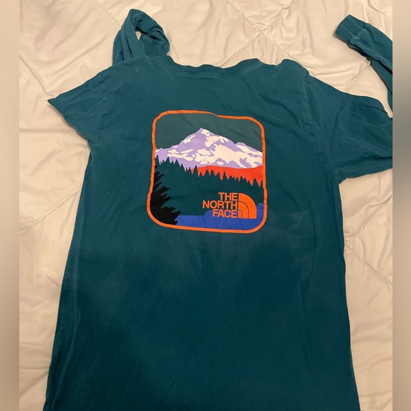 The North Face Dark Green Logo Tee - Picture 2 of 3